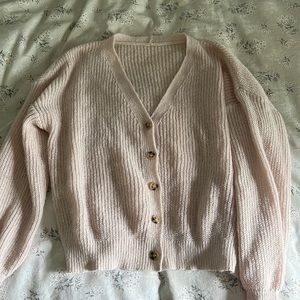 Women’s Small Vintage Pink Cardigan